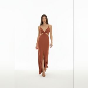Fashion Nova Terracotta Maxi Dress